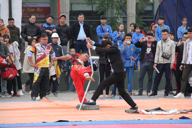 Hội diễn Vovinam tỉnh Thanh Hóa, biểu diễn lân – sư TP Thanh Hóa mở rộng Xuân Canh Tý 2020