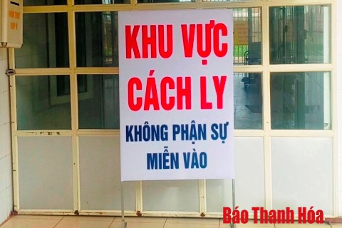 Cách ly một nữ bệnh nhân ở huyện Quảng Xương trở về từ Hàn Quốc