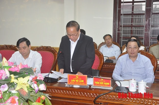 Phó Bí thư Thường trực Tỉnh ủy Đỗ Trọng Hưng thăm, làm việc tại huyện Yên Định