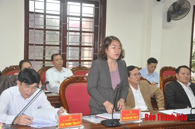 Phó Bí thư Thường trực Tỉnh ủy Đỗ Trọng Hưng thăm, làm việc tại huyện Yên Định