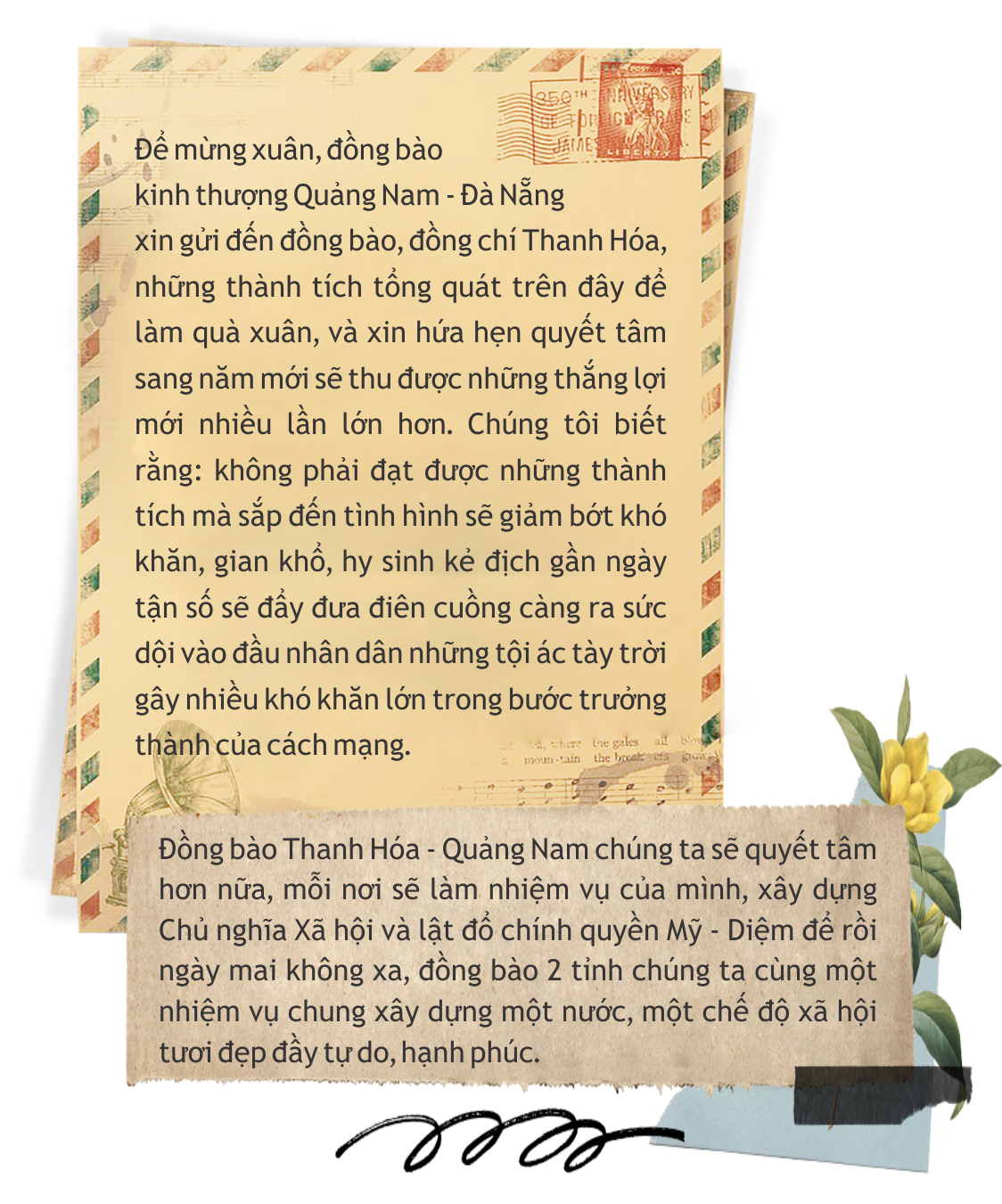 Quảng Nam - Thanh Hóa, những tặng vật thiêng liêng