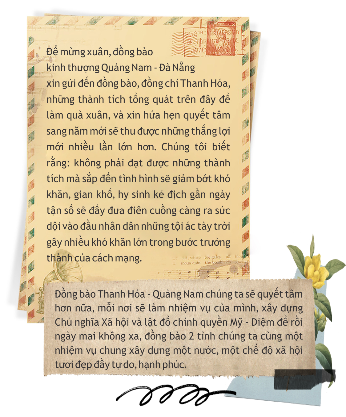 Quảng Nam - Thanh Hóa, những tặng vật thiêng liêng