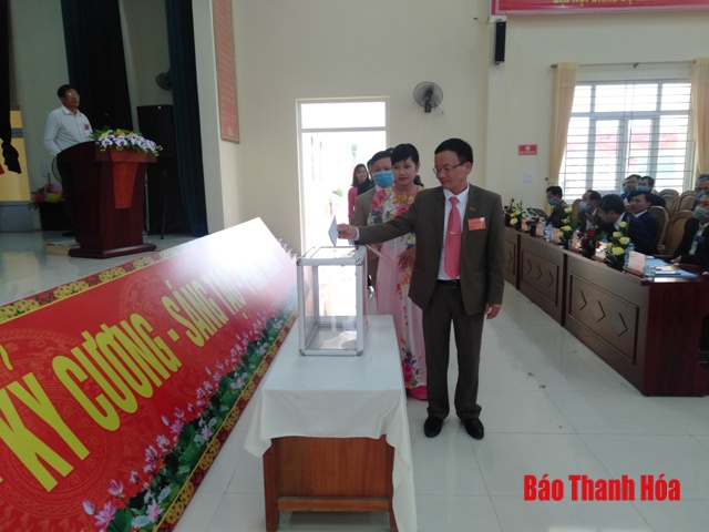 Đảng bộ xã Tân Phúc (Nông Cống) tổ chức thành công Đại hội nhiệm kỳ 2020-2025