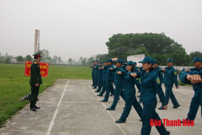 Thanh Hóa xây dựng lực lượng dân quân tự vệ vững mạnh, rộng khắp