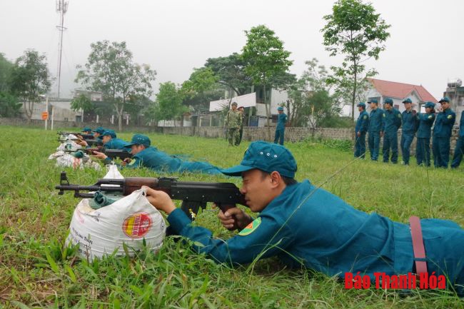 Thanh Hóa xây dựng lực lượng dân quân tự vệ vững mạnh, rộng khắp