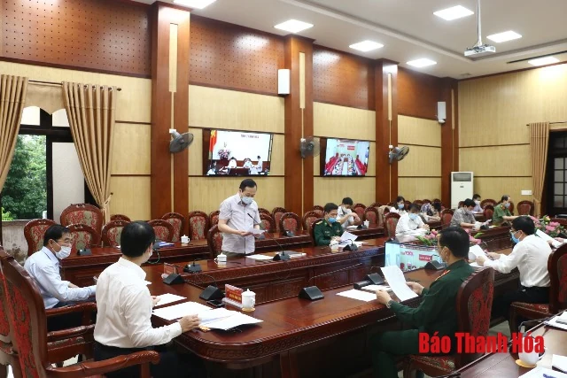 Thanh Hóa tiếp tục triển khai các giải pháp cấp bách phòng chống dịch COVID-19