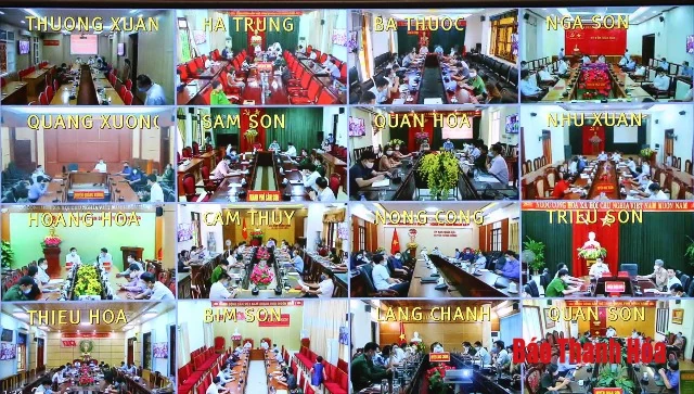 Thanh Hóa tiếp tục triển khai các giải pháp cấp bách phòng chống dịch COVID-19
