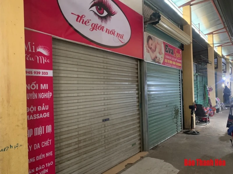 TP Thanh Hóa: Nhiều cơ sở kinh doanh dừng hoạt động phòng chống dịch COVID-19