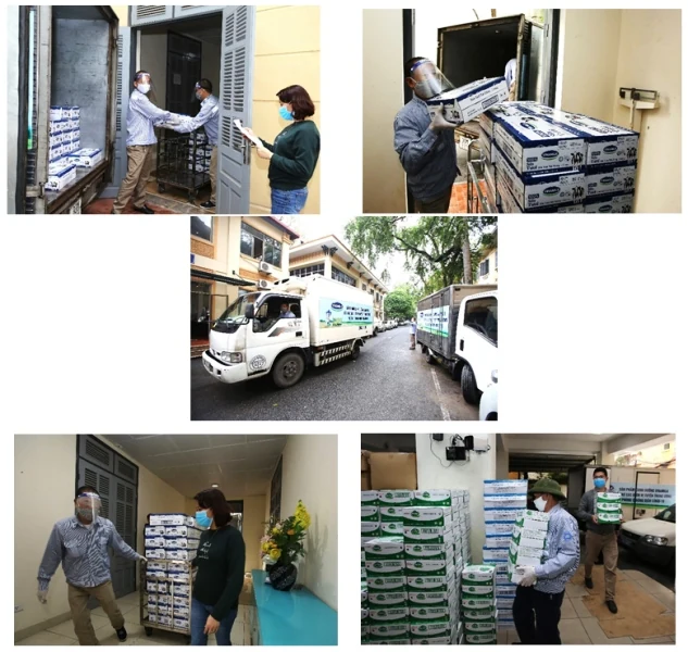 Vinamilk ủng hộ gần 15 tỷ đồng để tiếp sức cho các đơn vị tuyến đầu trên cả nước chống dịch