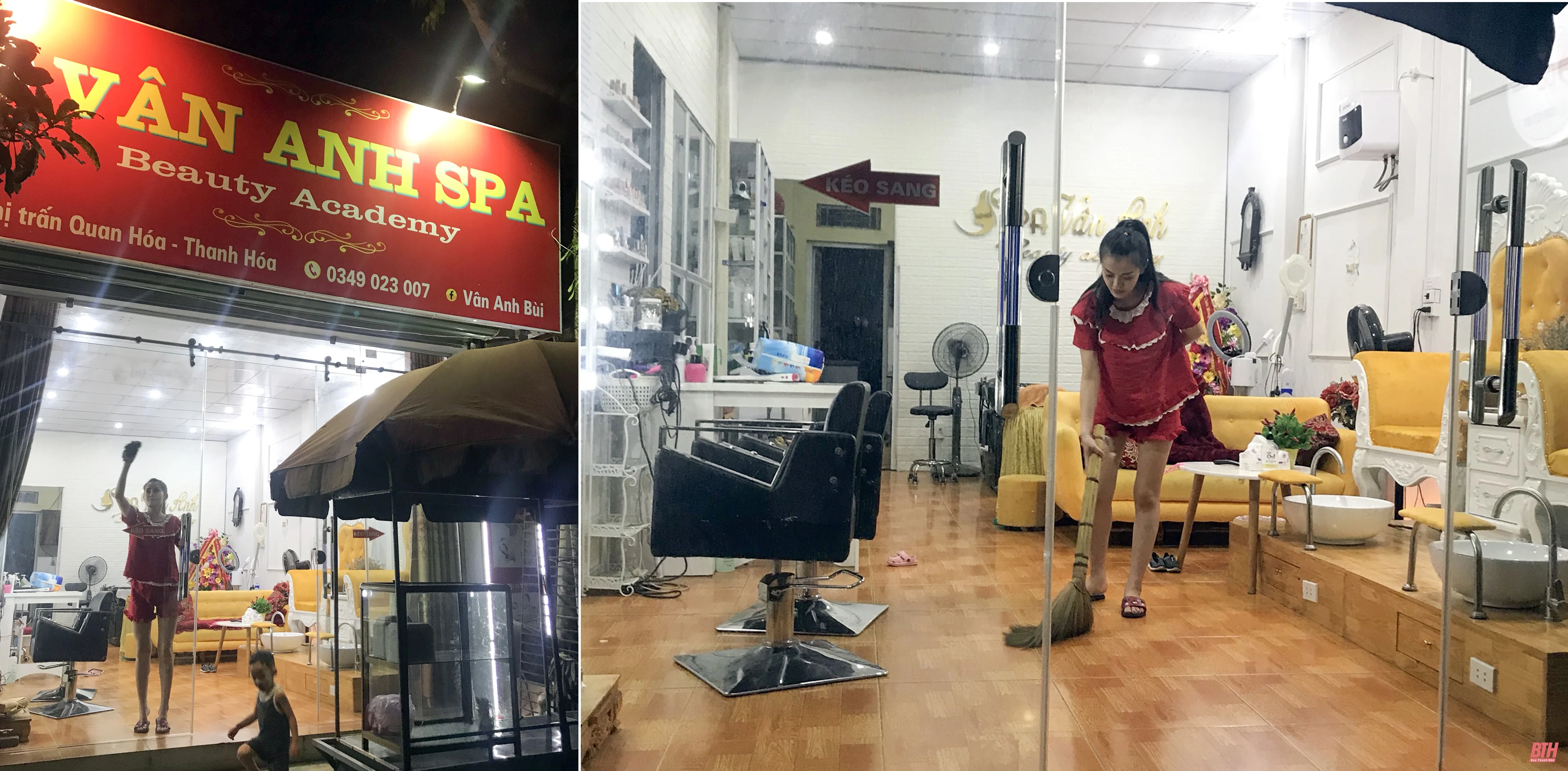 Các cơ sở kinh doanh dịch vụ ở Thanh Hóa dọn dẹp để mở cửa trở lại