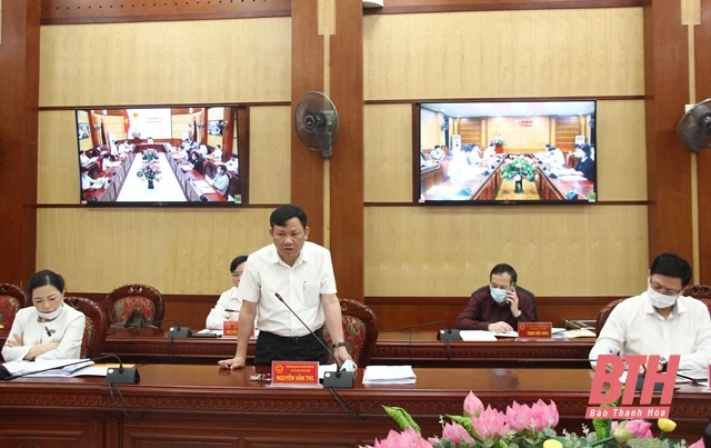 UBND tỉnh Thanh Hóa họp phiên thường kỳ tháng 4: Thực hiện mục tiêu kép trong phòng chống dịch và phát triển kinh tế - xã hội