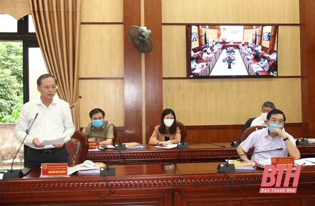 UBND tỉnh Thanh Hóa họp phiên thường kỳ tháng 4: Thực hiện mục tiêu kép trong phòng chống dịch và phát triển kinh tế - xã hội