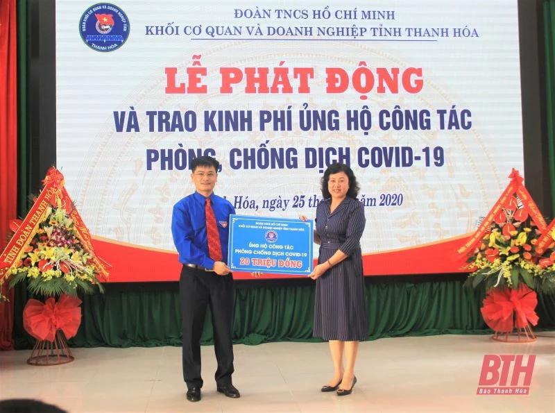 Đoàn khối CQ và DN tỉnh Thanh Hóa: Điểm sáng trong phong trào tình nguyện, an sinh xã hội và phòng chống COVID-19