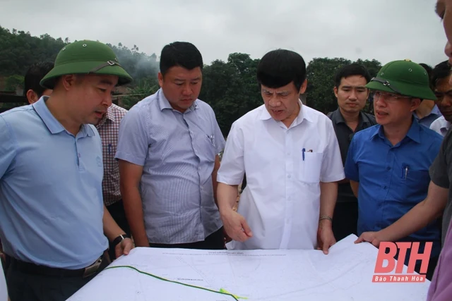Sớm hoàn thành tuyến đường từ Quốc lộ 1A đến điểm đầu tuyến đường Đông Tây 4 đi Cảng Nghi Sơn