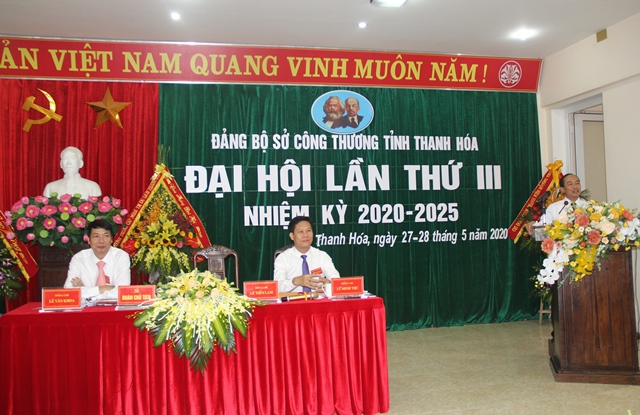 Đại hội Đảng bộ Sở Công Thương lần thứ III