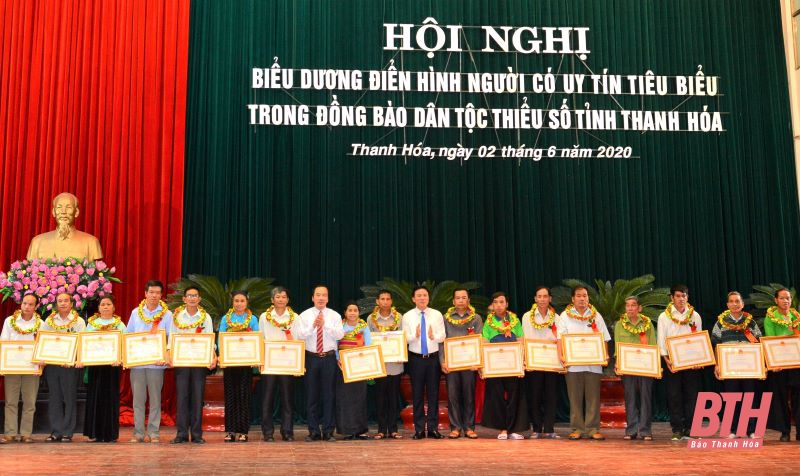 Thanh Hóa biểu dương người có uy tín tiêu biểu trong đồng bào dân tộc thiểu số