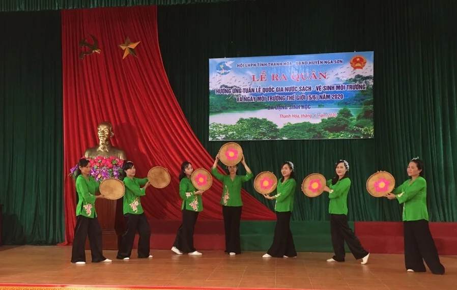 Hội LHPN Thanh Hóa ra quân hưởng ứng Ngày môi trường thế giới