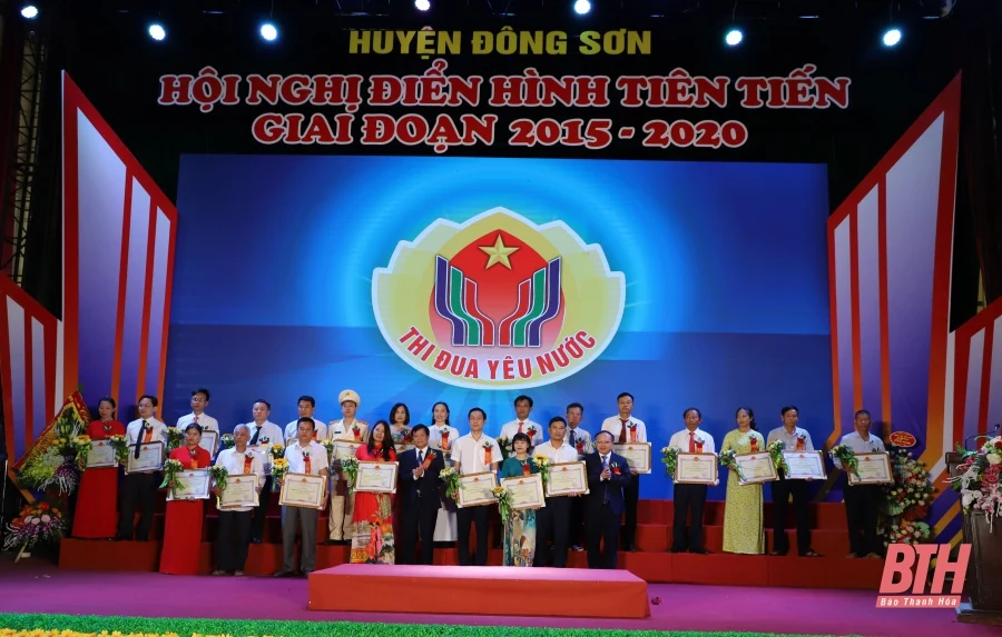 Huyện Đông Sơn: Biểu dương điển hình tiên tiến, giai đoạn 2015 - 2020
