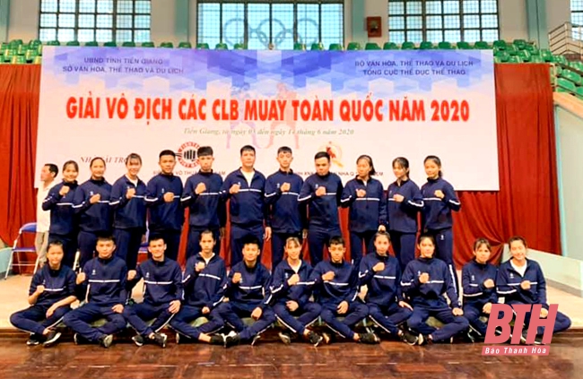 Thanh Hóa xếp thứ nhì toàn đoàn tại Giải Vô địch các câu lạc bộ Muay toàn quốc 2020