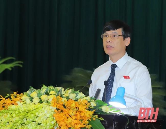Kỳ họp thứ 12, HĐND tỉnh khóa XVII: Chủ tịch UBND tỉnh Nguyễn Đình Xứng tiếp thu, giải trình những vấn đề đại biểu thảo luận