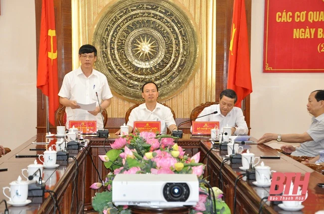 Thường trực Tỉnh ủy Thanh Hoá gặp mặt các cơ quan báo chí