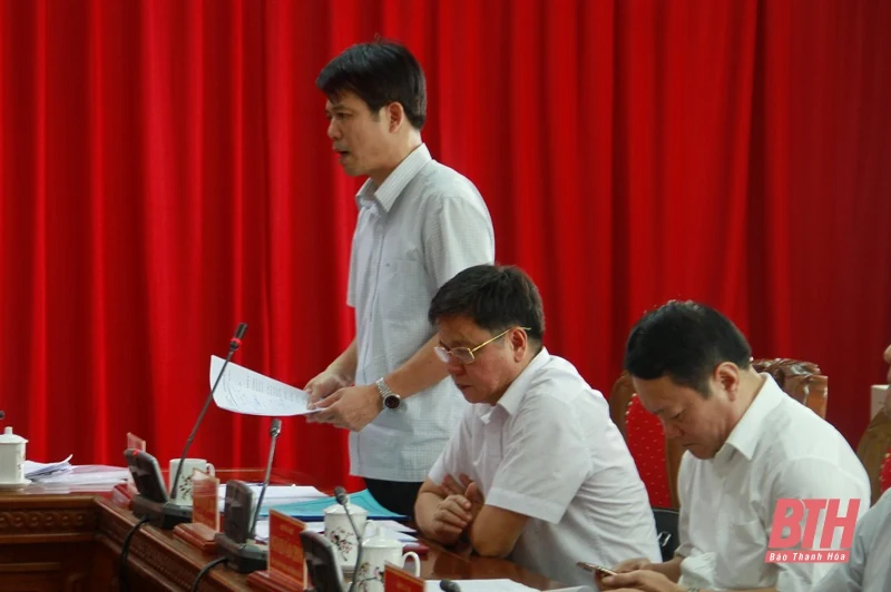 Phó Bí thư Tỉnh uỷ Đỗ Minh Tuấn kiểm tra công tác chuẩn bị tổ chức Đại hội đại biểu Đảng bộ thị xã Bỉm Sơn