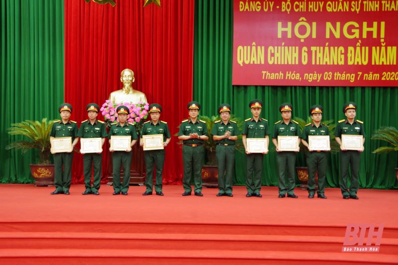 Bộ CHQS tỉnh Thanh Hóa: Hội nghị Quân chính 6 tháng đầu năm