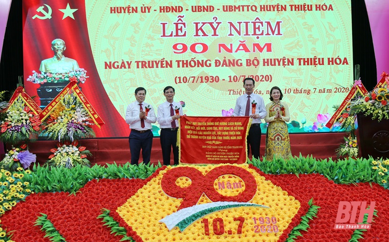 Kỷ niệm 90 năm ngày truyền thống Đảng bộ huyện Thiệu Hóa