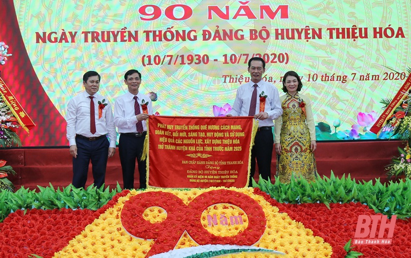 Kỷ niệm 90 năm ngày truyền thống Đảng bộ huyện Thiệu Hóa