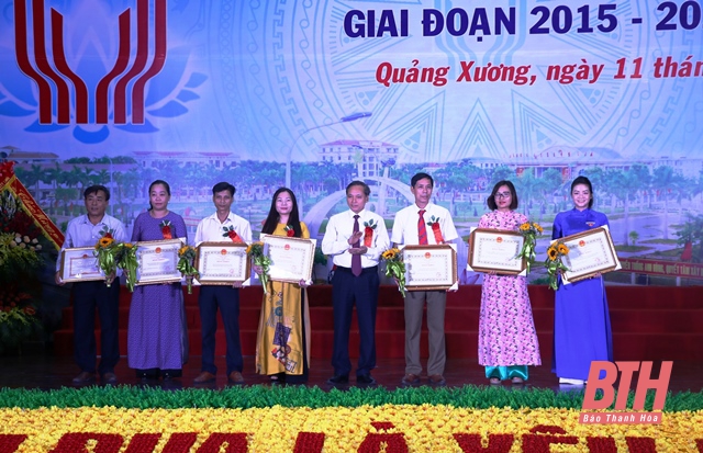 Hội nghị điển hình tiên tiến huyện Quảng Xương giai đoạn 2015-2020