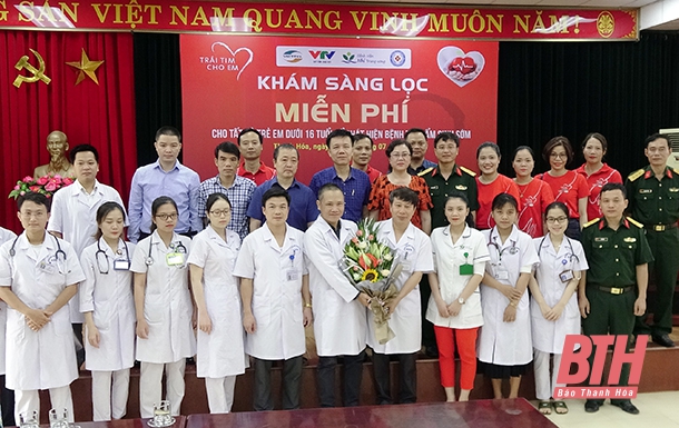 Viettel Thanh Hóa phối hợp khám sàng lọc bệnh tim miễn phí cho trẻ em