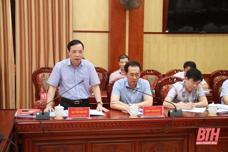 Ban Thường vụ Tỉnh ủy Thanh Hoá duyệt nội dung Đại hội Đảng bộ huyện Ngọc Lặc