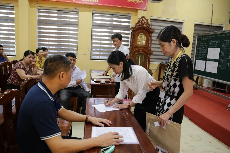 Thanh Hoá: 98,74% thí sinh dự buổi thi đầu tiên Kỳ thi tuyển sinh vào lớp 10 THPT năm học 2020-2021