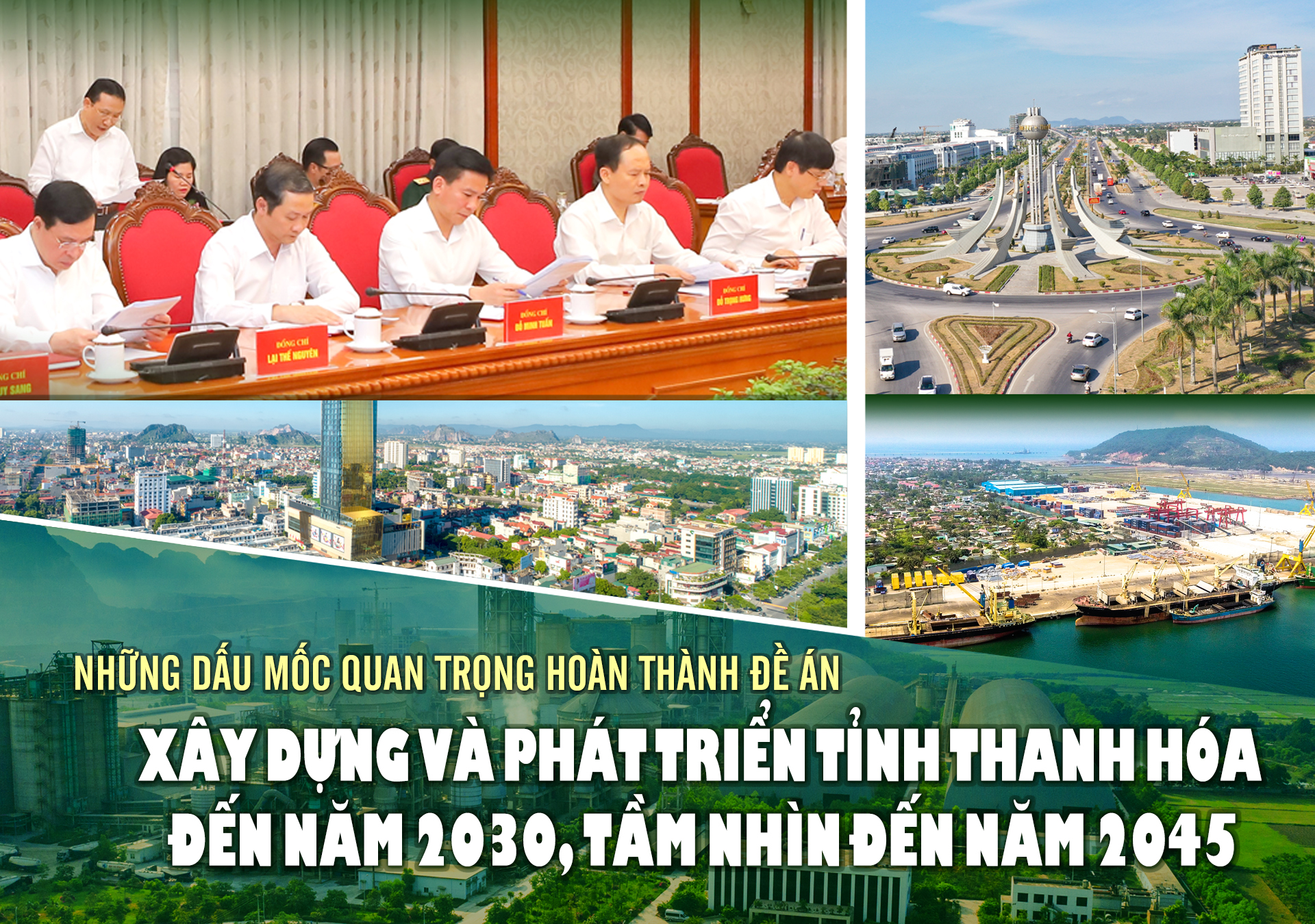 Những dấu mốc quan trọng hoàn thành Đề án Xây dựng và phát triển tỉnh Thanh Hóa đến năm 2030, tầm nhìn đến năm 2045