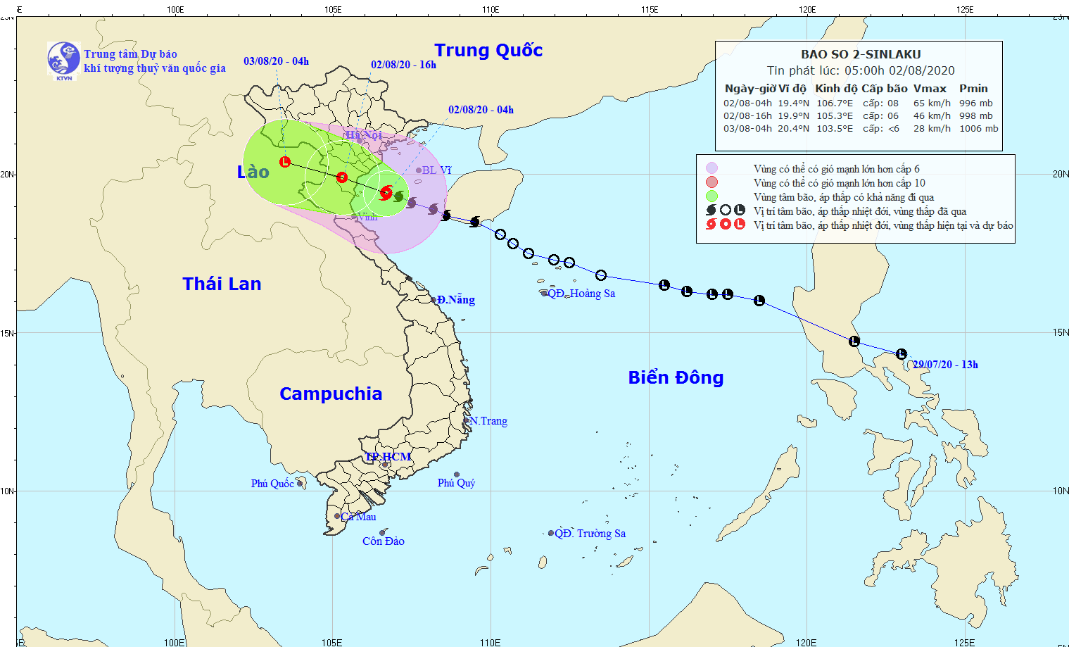 Tin bão khẩn cấp - Cơn bão số 2