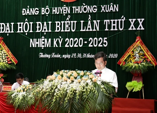 Đại hội đại biểu Đảng bộ huyện Thường Xuân lần thứ XX: Đoàn kết – Kỷ cương - Năng động - Phát triển