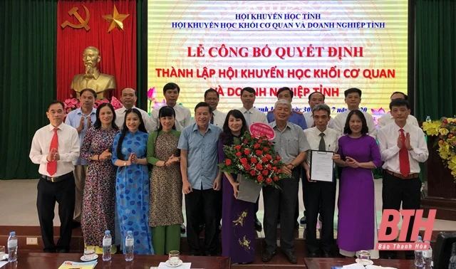 Thành lập Hội Khuyến học Khối Cơ quan và Doanh nghiệp tỉnh