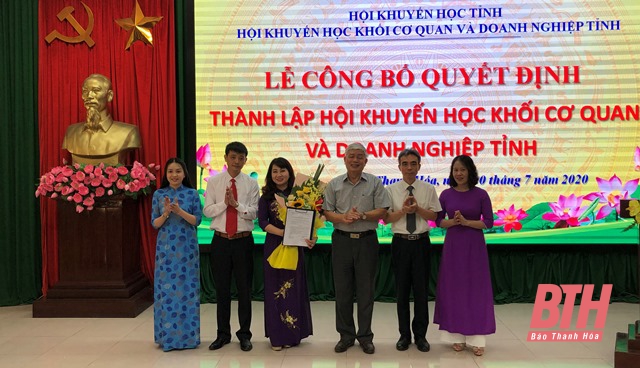 Thành lập Hội Khuyến học Khối Cơ quan và Doanh nghiệp tỉnh