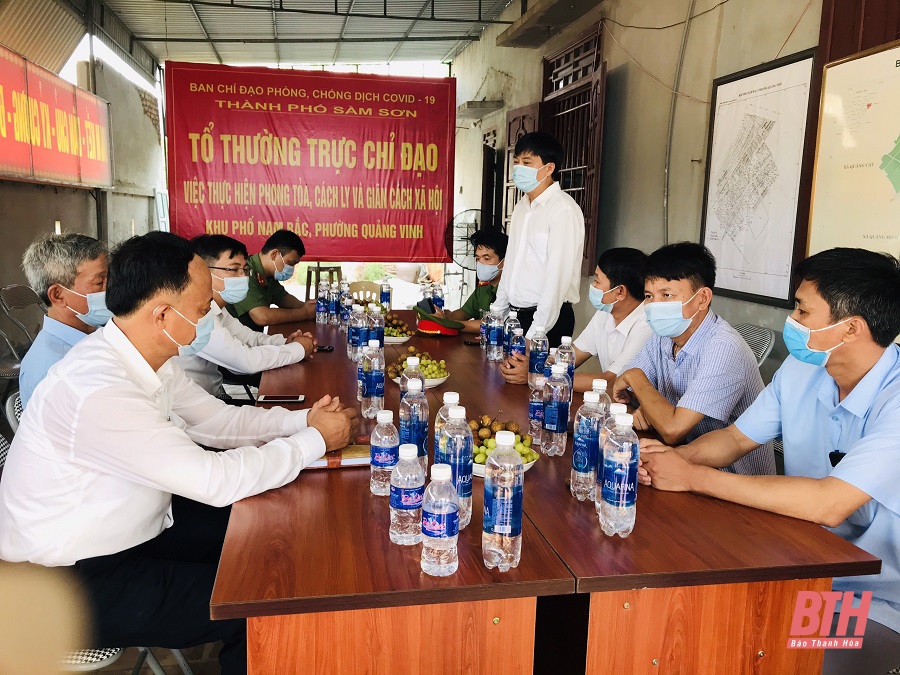 TP Sầm Sơn: Gỡ bỏ phong tỏa cách ly y tế tại khu dân cư phố Nam Bắc, phường Quảng Vinh