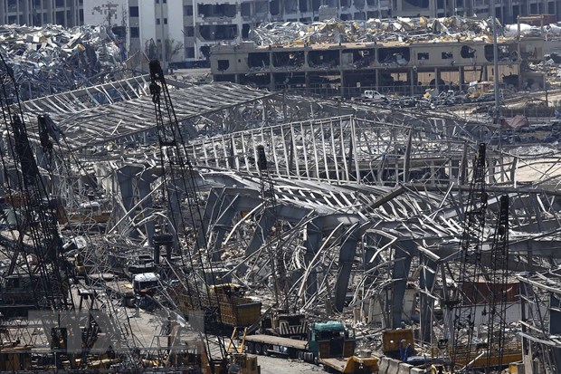 Quân đội Liban phát hiện thêm gần 4 tấn amoni nitrat ở cảng Beirut