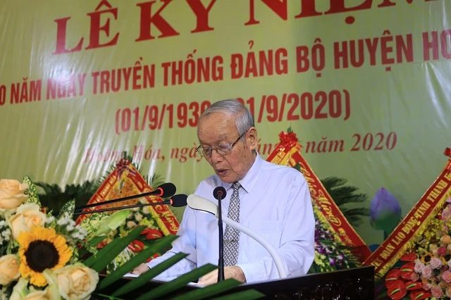Kỷ niệm 90 năm Ngày truyền thống Đảng bộ huyện Hoằng Hóa