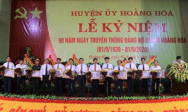 Kỷ niệm 90 năm Ngày truyền thống Đảng bộ huyện Hoằng Hóa
