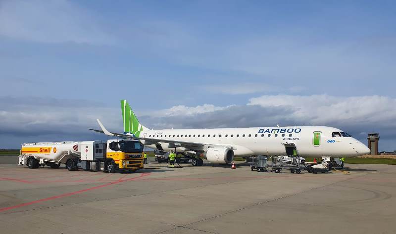 Bamboo Airways đón máy bay phản lực hiện đại Embraer E195