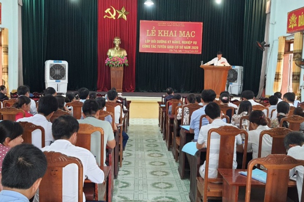 Cẩm Thủy bồi dưỡng kỹ năng, nghiệp vụ công tác tuyên giáo cơ sở