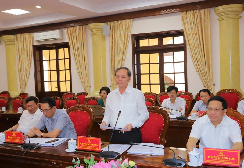 Ban Thường vụ Tỉnh ủy Thanh Hóa cho ý kiến vào công tác chuẩn bị Đại hội Đảng bộ tỉnh lần thứ XIX