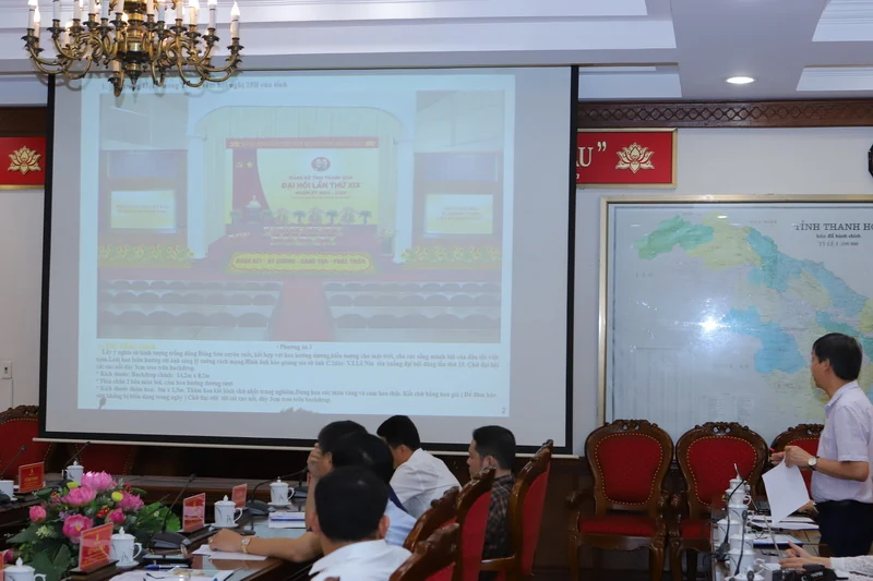 Ban Thường vụ Tỉnh ủy Thanh Hóa cho ý kiến vào công tác chuẩn bị Đại hội Đảng bộ tỉnh lần thứ XIX