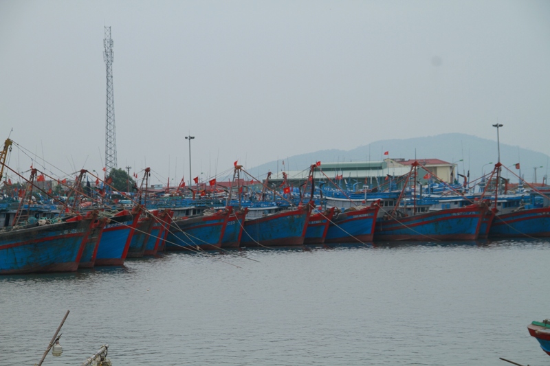 Phó Chủ tịch UBND tỉnh Nguyễn Văn Thi kiểm tra, chỉ đạo phòng, chống bão số 7 tại huyện Quảng Xương và thị xã Nghi Sơn