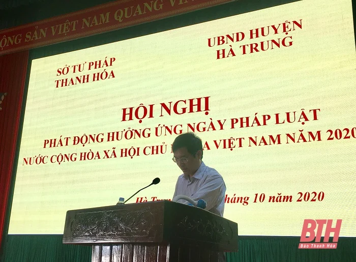 Phát động hưởng ứng Ngày Pháp luật Việt Nam năm 2020