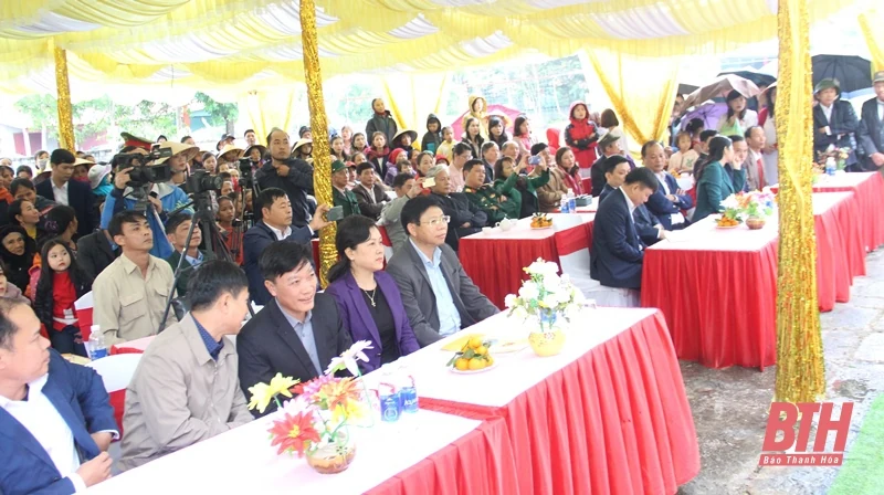 Bí thư Thị ủy Nghi Sơn Trần Văn Hải dự Ngày hội Đại đoàn kết toàn dân tộc tại xã Các Sơn