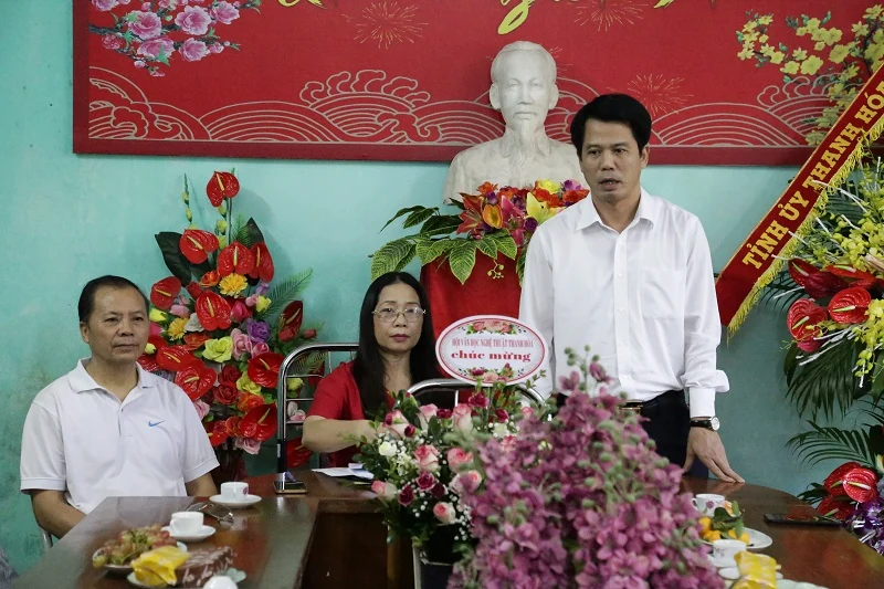 Gặp mặt Đoàn đại biểu dự Đại hội đại biểu Hội Nhà văn Việt Nam lần thứ X